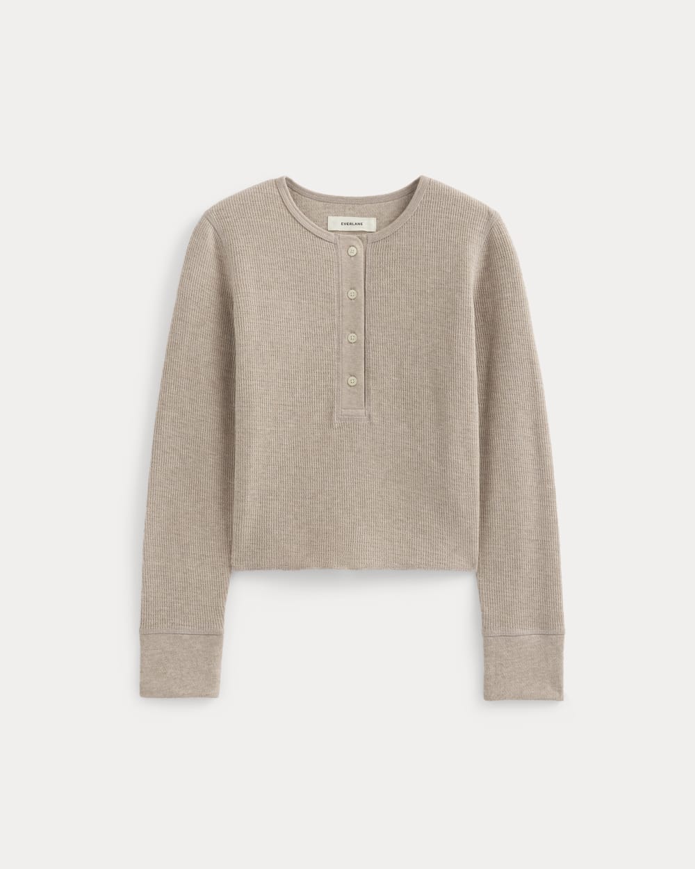 womens-boxy-henley-in-cozy-waffle-heathered-oatmeal | alt