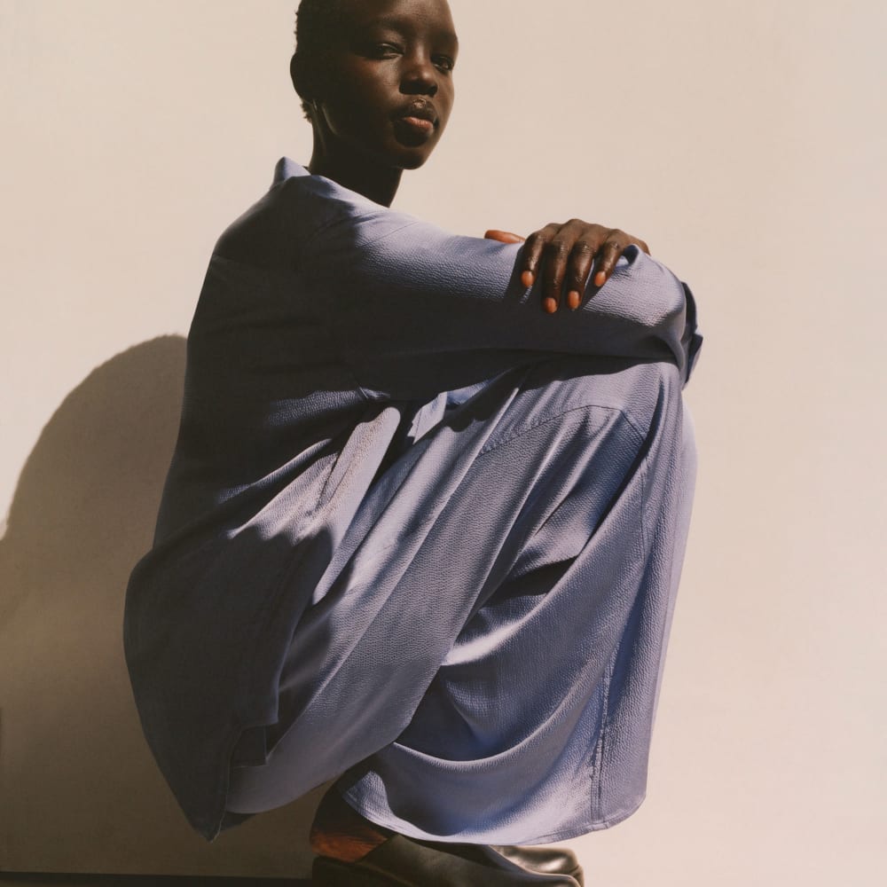 womens-satin-pull-on-pant-cornflower-blue