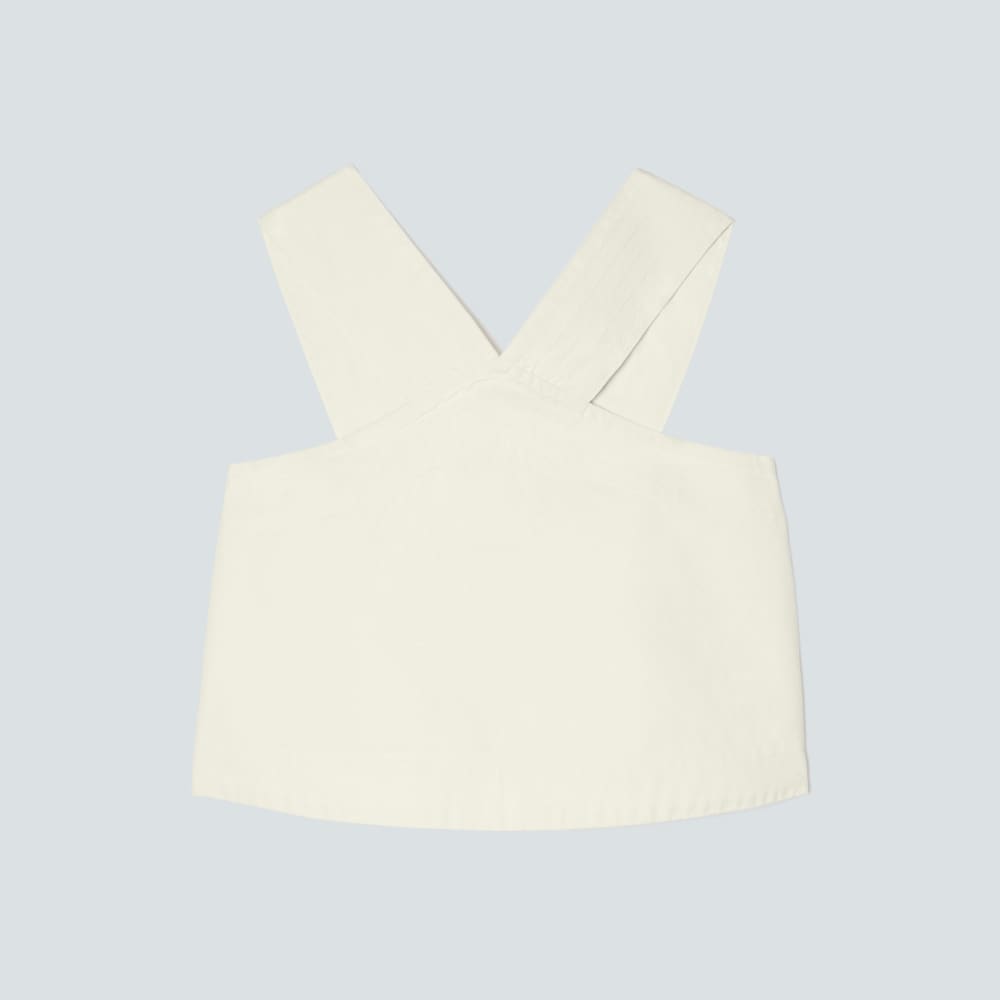 The Cross-Front Apron Top | Canvas – Everlane
