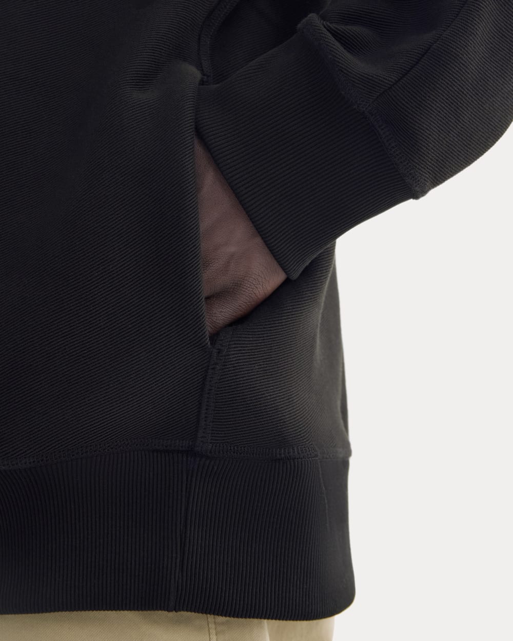 mens-twill-terry-jacquard-hoodie-black