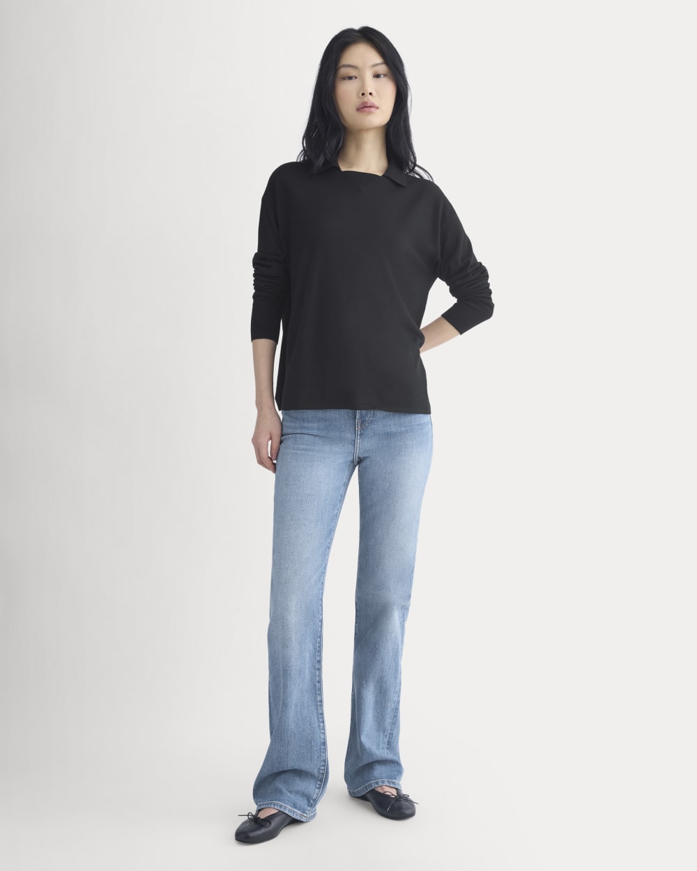 womens-oversized-polo-ultrafine-merino-black
