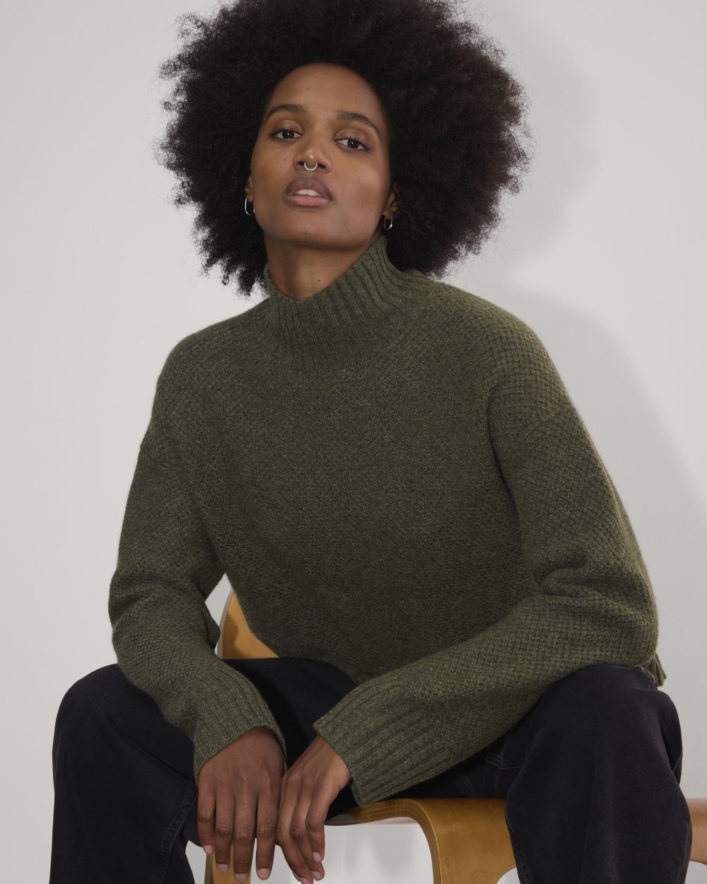 womens-wool-cashmere-honeycomb-sweater-heathered-army-green