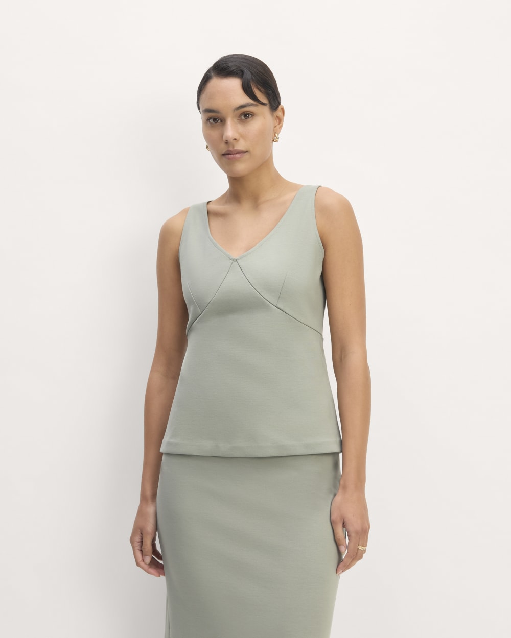 The Dream V-Neck Top Sage Green – Everlane