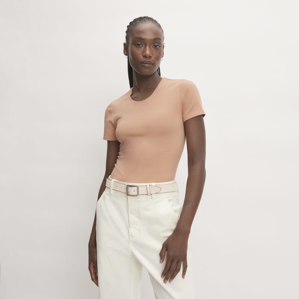 womens-supima-stretch-crew-neck-tee-blush-pink | primary