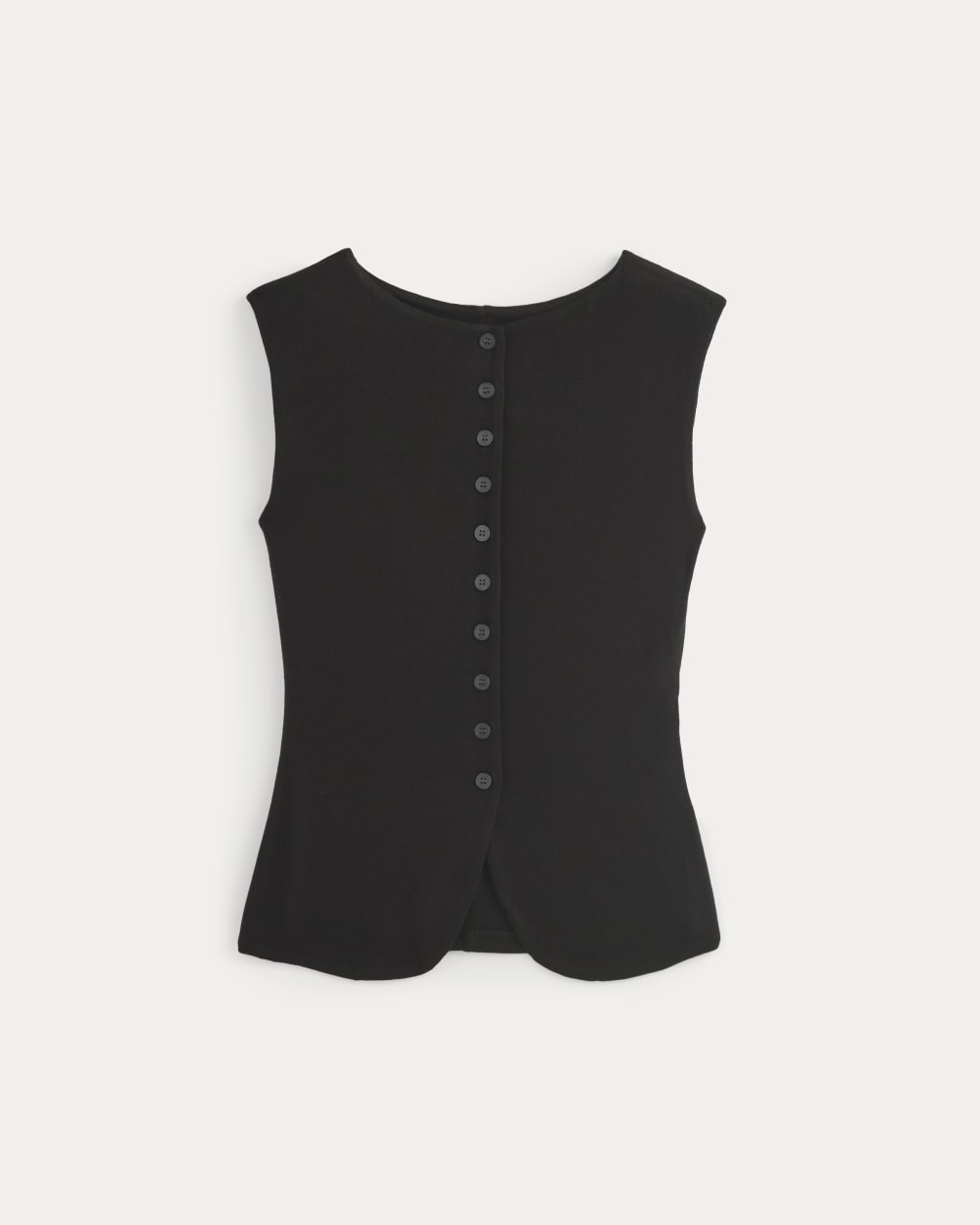 womens-sleeveless-button-up-butterluxe-black | alt
