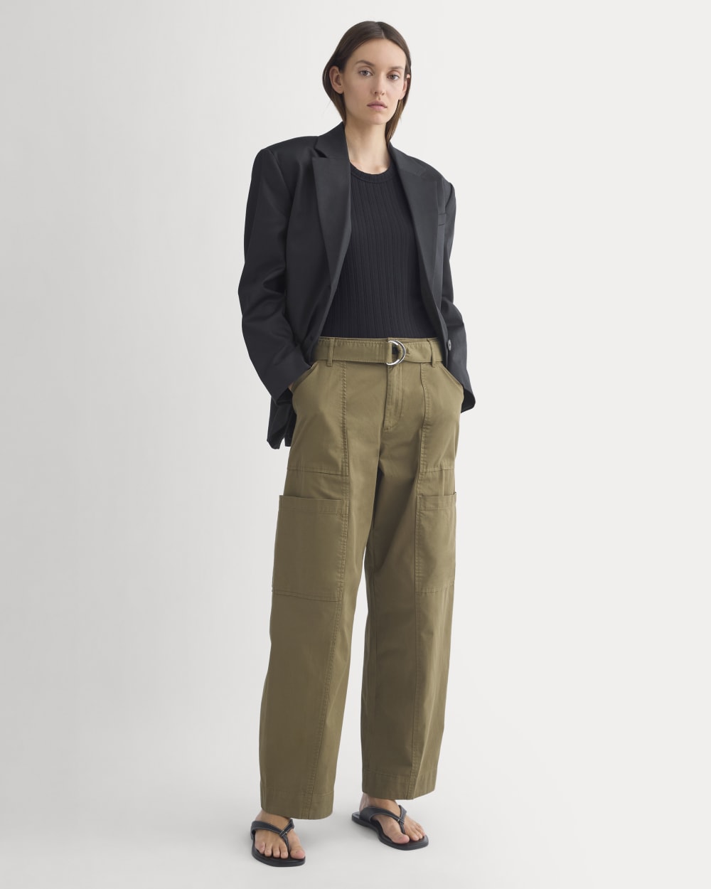 womens-utility-straight-leg-cargo-pant-olive | primary