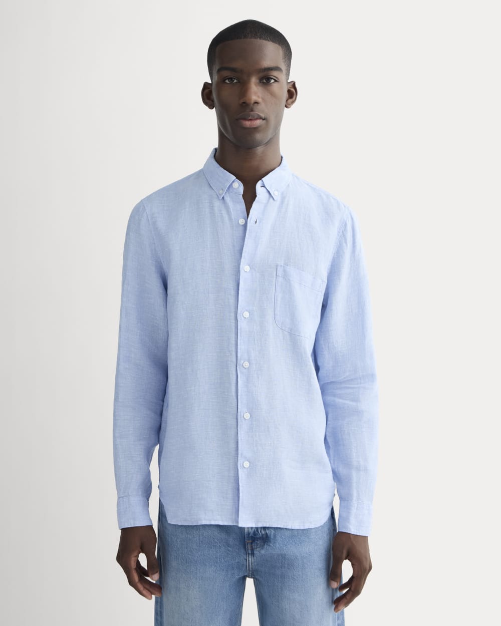 The Classic Shirt in Linen | Light Blue The Classic Shirt in Linen | Light Blue