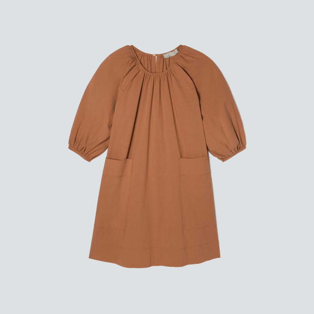 brown puffy dress Elegant Retro Brown Tea Length Tulle Prom Dress, Puffy Homecoming Dres   shopluu