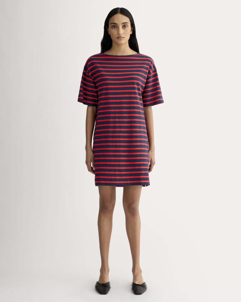 The Mariner Dress | Navy / Classic Red Everlane The Mariner Dress | Navy / Classic Red Everlane