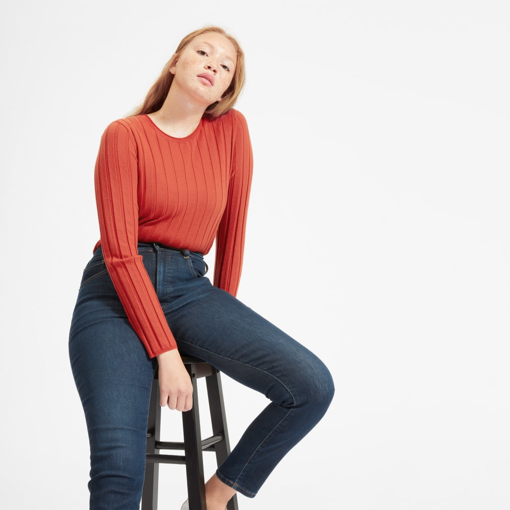 womens-auth-strch-hr-skny-darkwashblue | primary