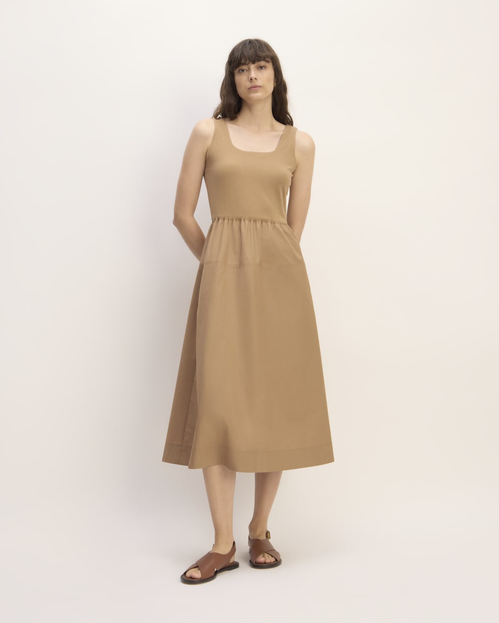 everlane supima jersey riviera dress New neckline, same endlessly wearable Riviera style. Meet the Supima  High-Neck Riviera Dress