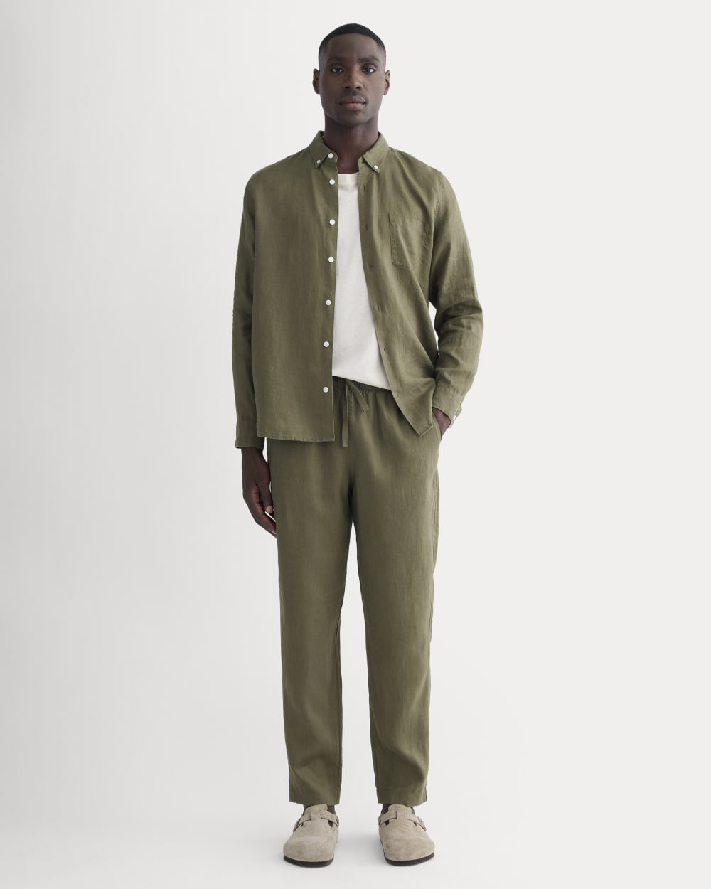 The Linen Easy Pant | Kalamata Everlane The Linen Easy Pant | Kalamata Everlane