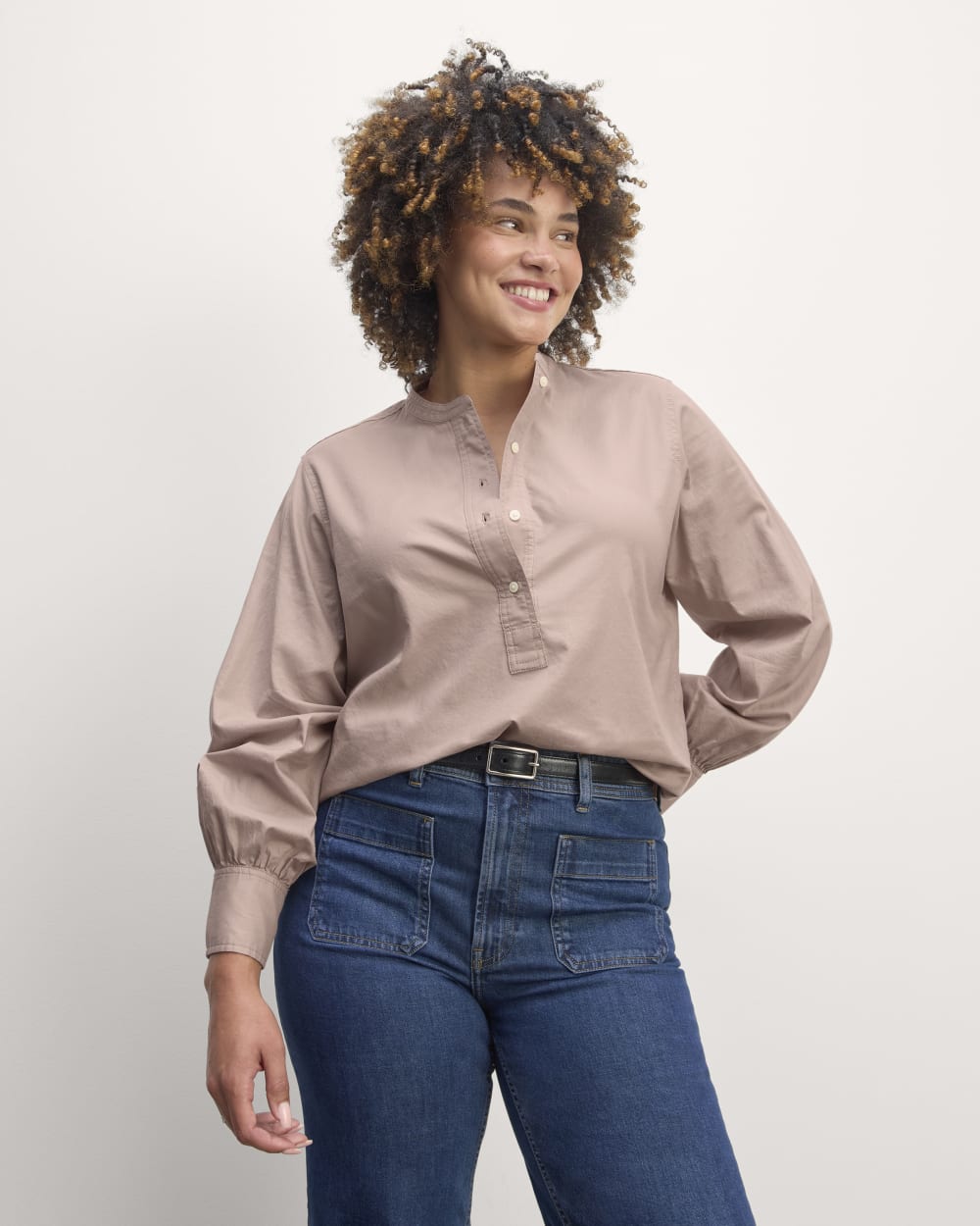 womens-silky-cotton-henley-shirt-dusty-rose | primary