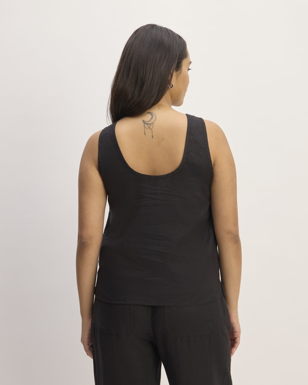 womens-linen-scoop-neck-tank-new-black