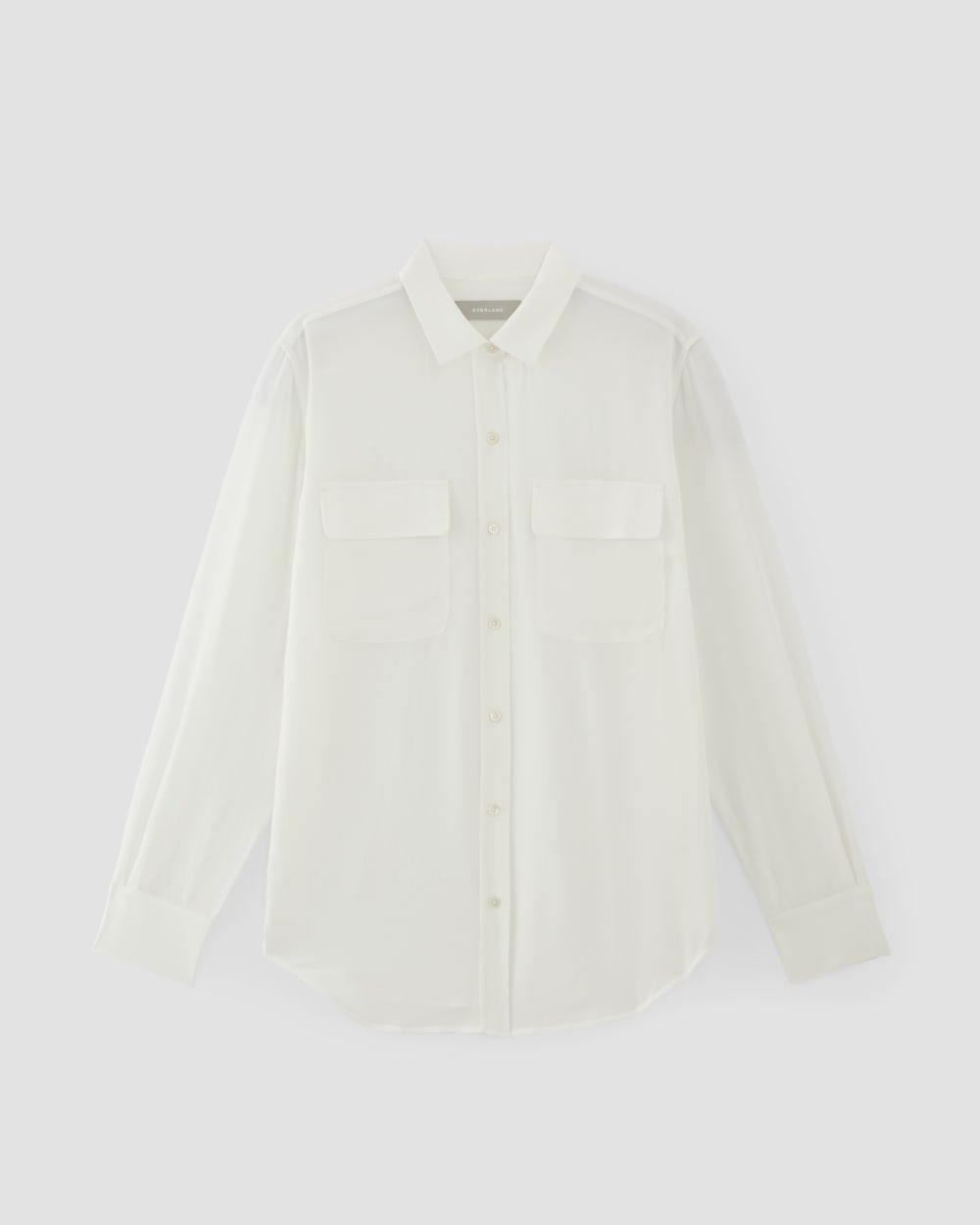 womens-clean-silk-pocket-relaxed-shirt-off-white | alt