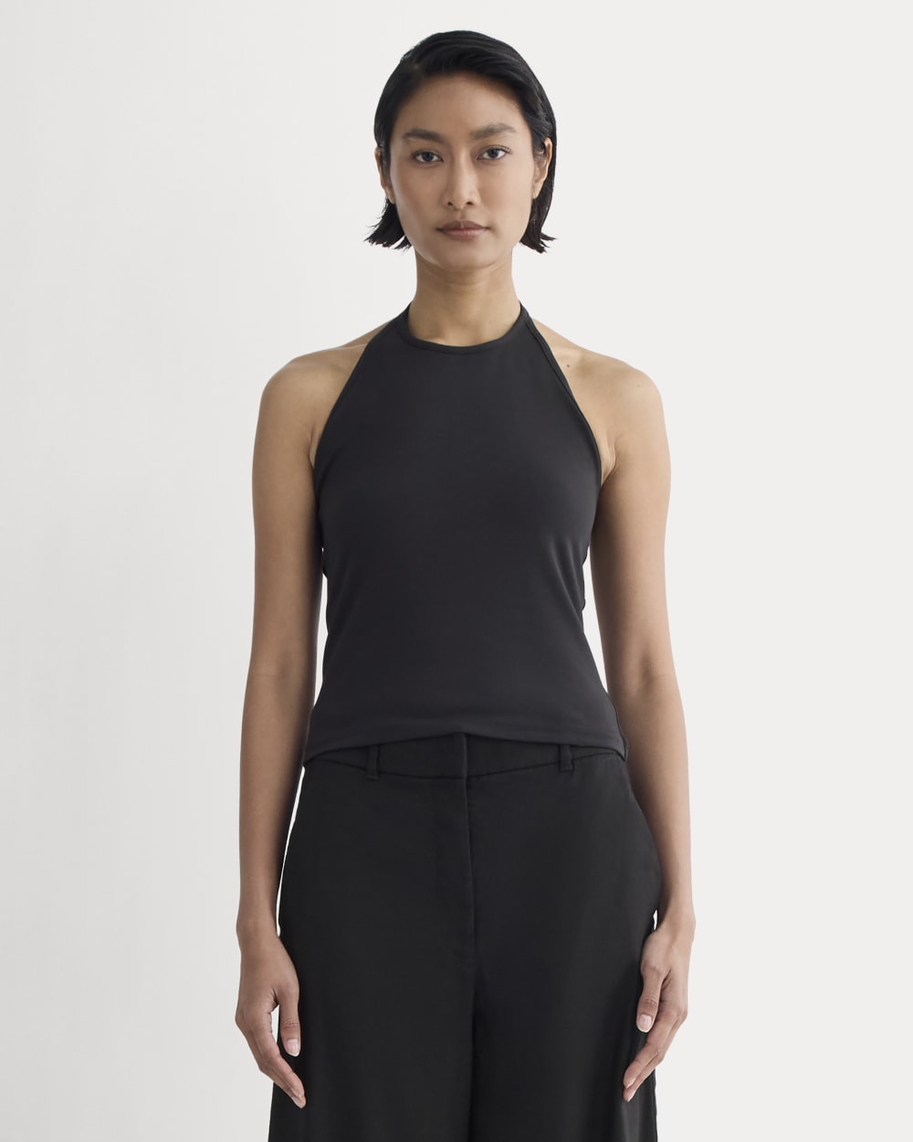 womens-form-halter-top-black | primary