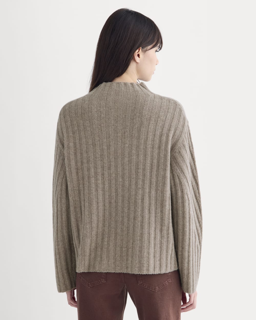 womens-funnel-neck-sweater-wool-cashmere-light-heathered-taupe