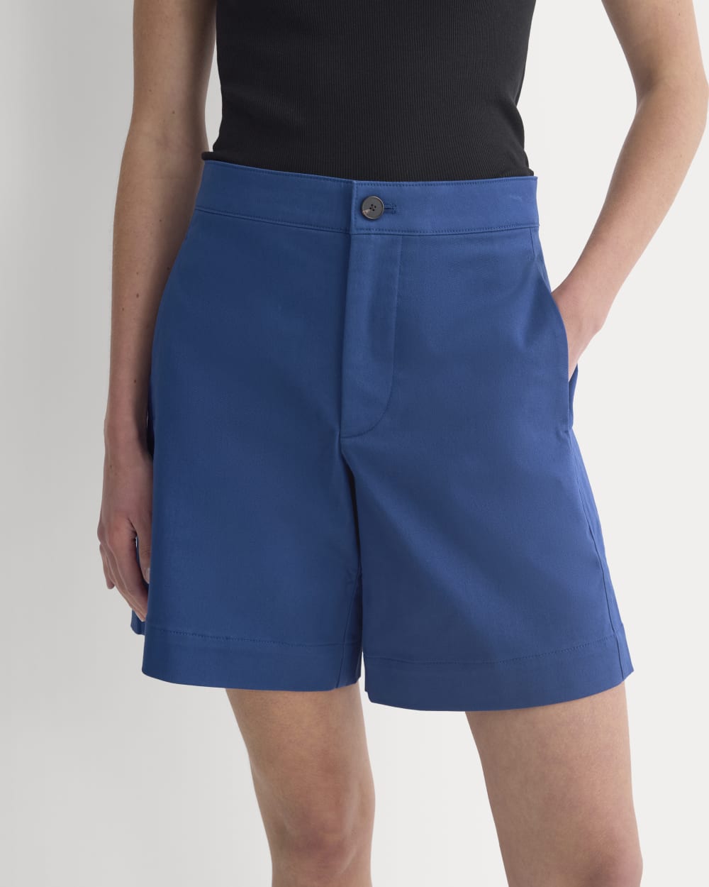 womens-side-panel-tailored-short-estate-blue | alt