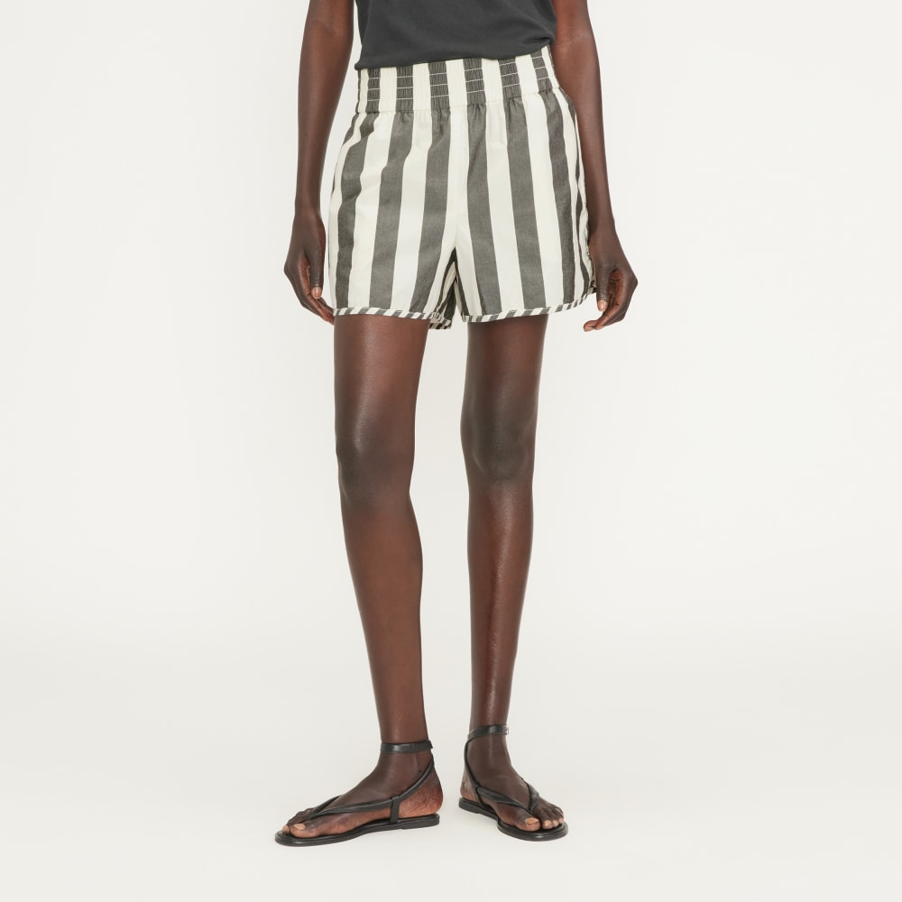 womens-poplin-boxer-short-bone-black | primary