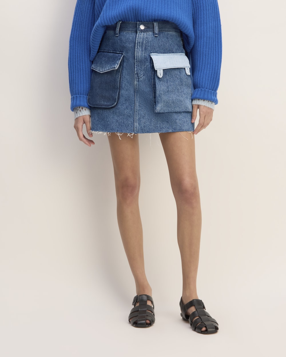 womens-ma-denim-patchwork-mini-skirt-diamond-blue