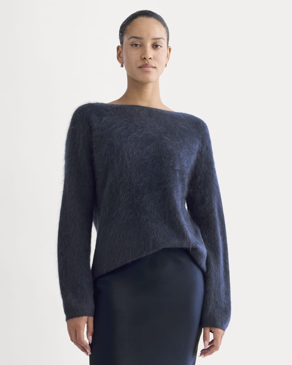 womens-lush-cashmere-shoulder-sweater-starry-navy | primary