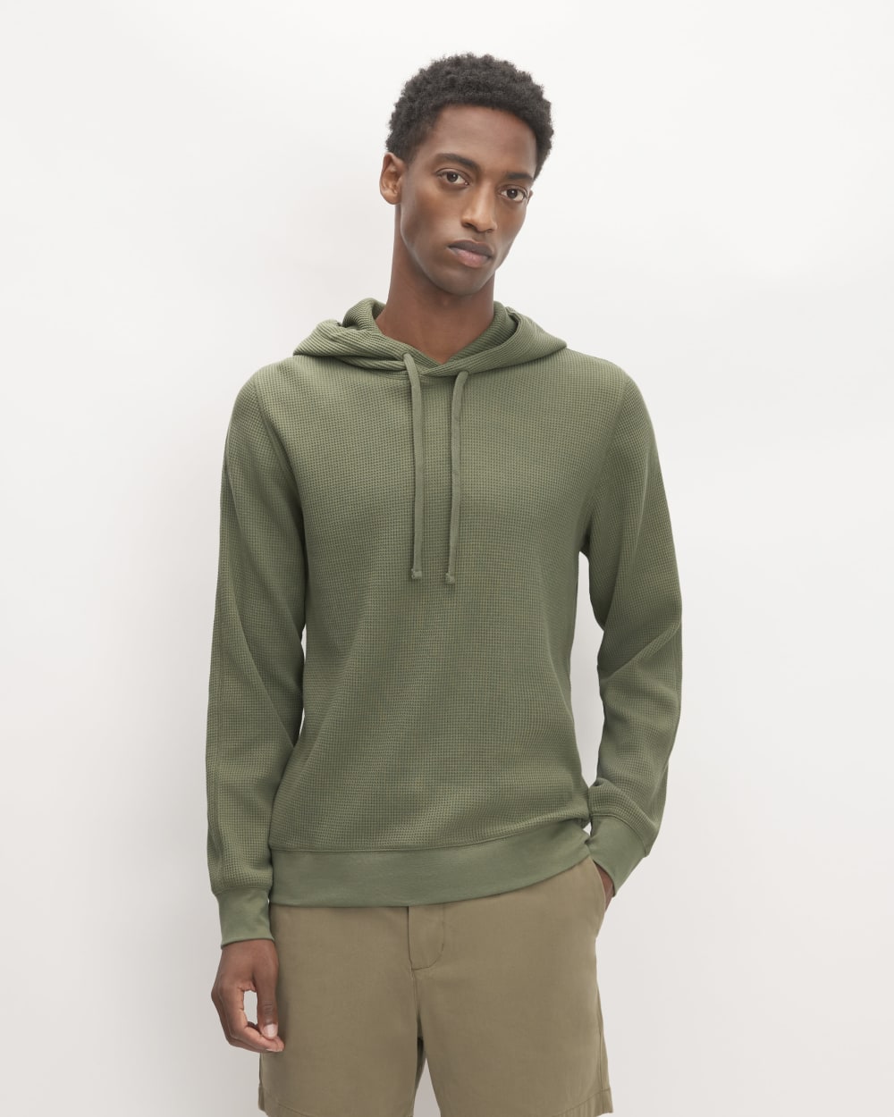【あさん限定商品】ajouter flow knit hoodie The Waffle-Knit Hoodie | Kalamata – Everlane