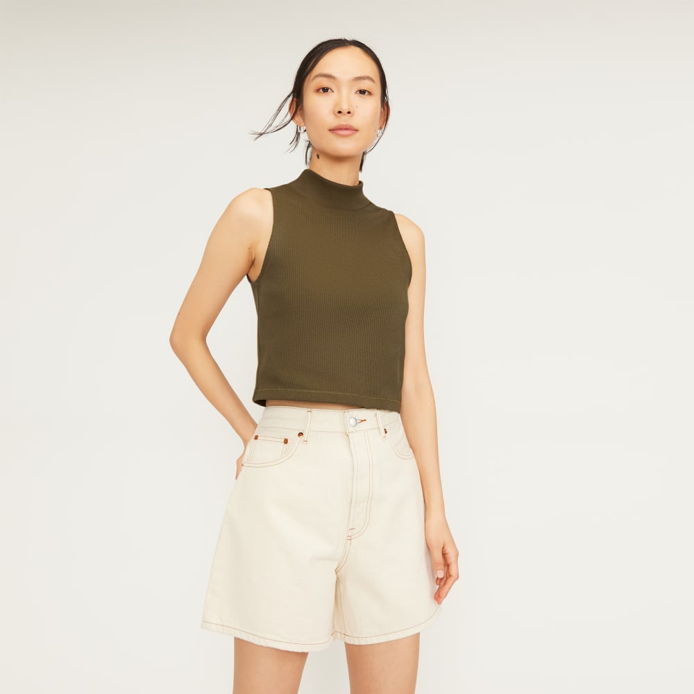 womens-stretch-rib-mockneck-tank-beech | primary