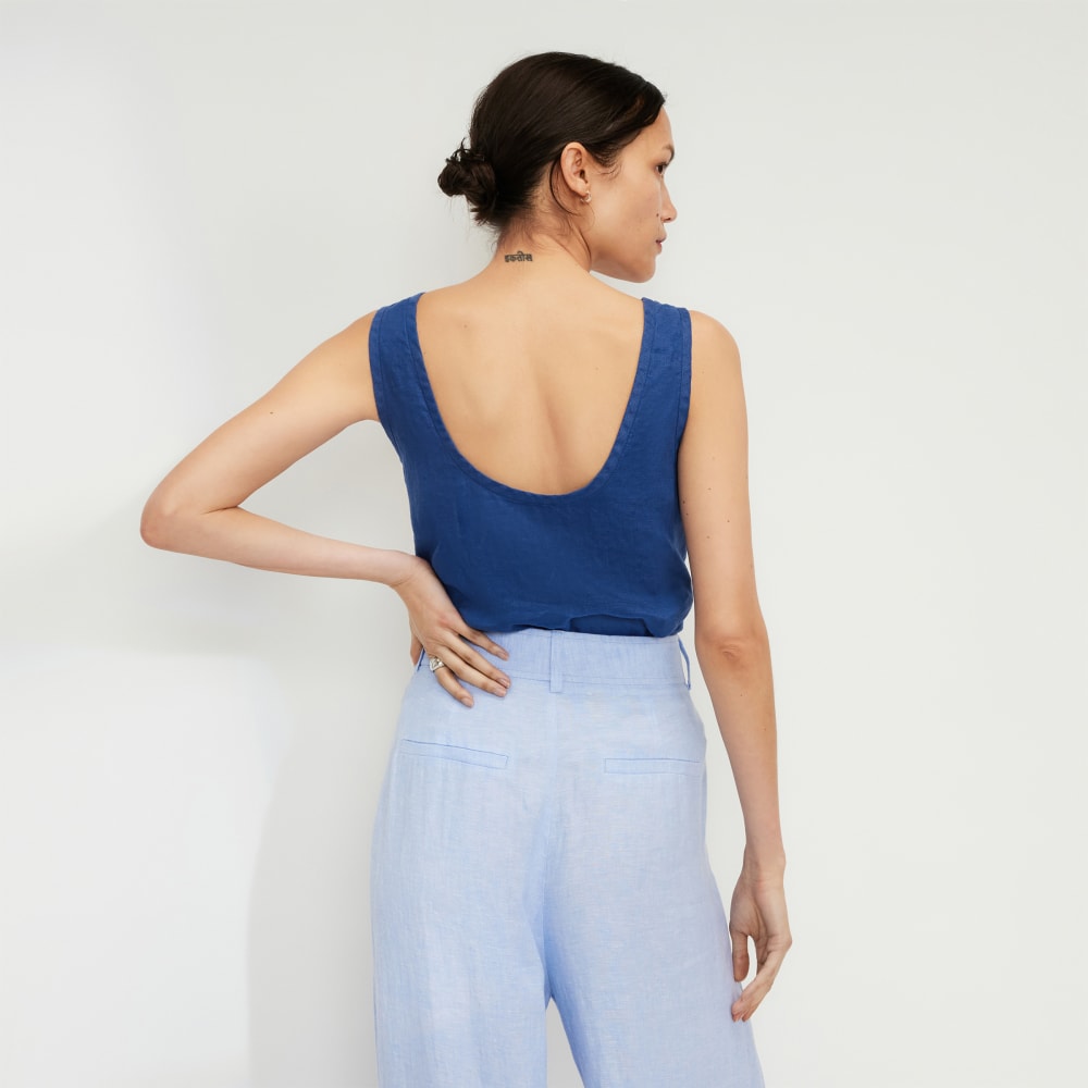 womens-linen-scoop-neck-tank-mazarine-blue