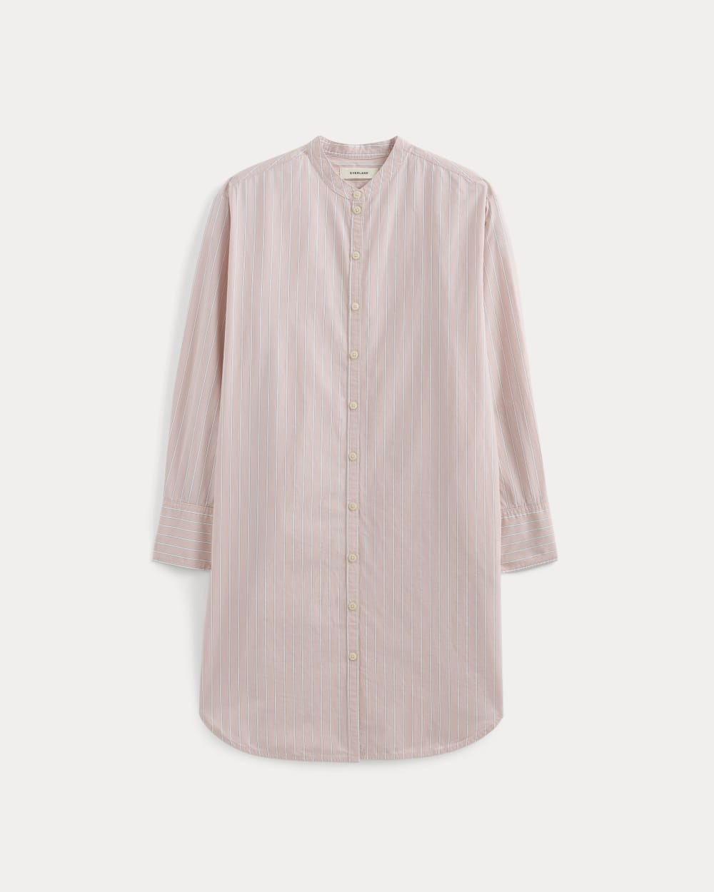 womens-relaxed-shirt-dress-soft-cotton-pink-white | alt