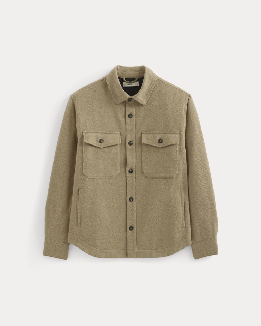 mens-heavyweight-twill-waffle-overshirt-dark-heathered-camel | alt