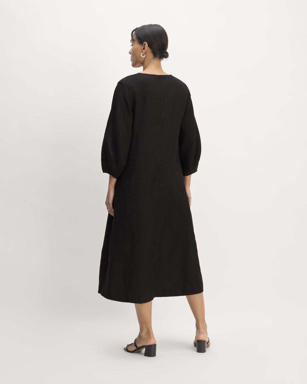 womens-linen-a-line-midi-dress-black
