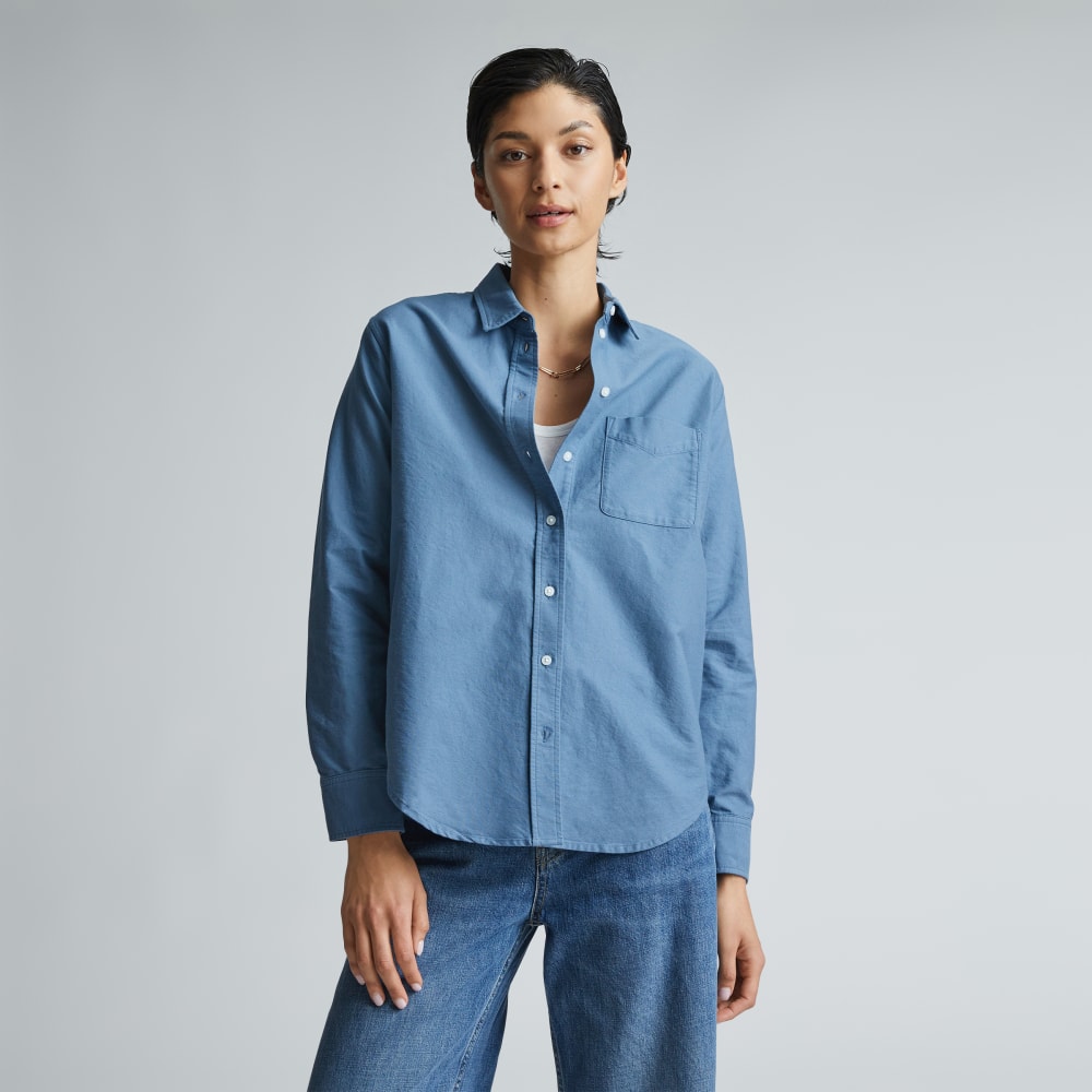 womens-relaxed-oxford-shirt-bluefin | primary