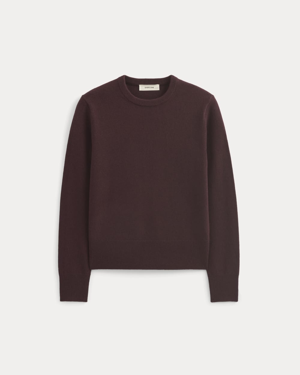 womens-cashmere-slim-crew-sweater-wine | alt