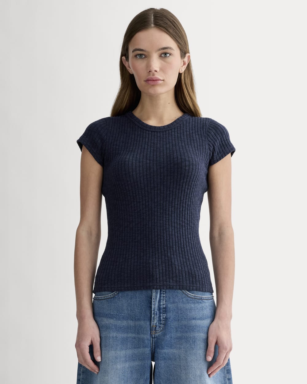 womens-rib-knit-organic-cotton-crew-navy | primary
