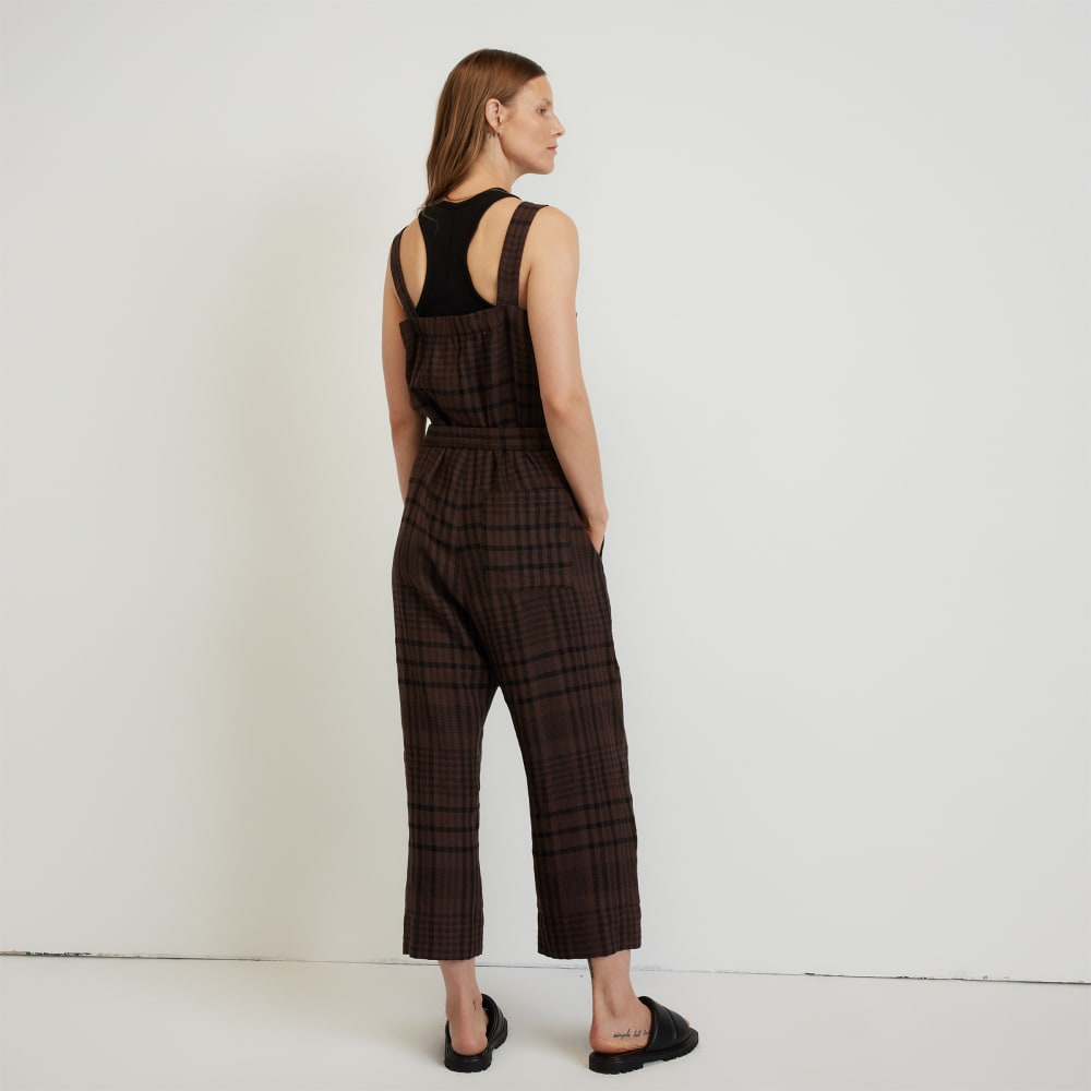 womens-linen-picnic-jumpsuit-chocolate-brown-black