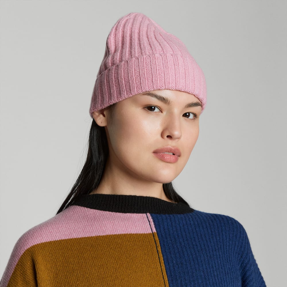 unisex-recashmere-beanie-bubblegum | alt
