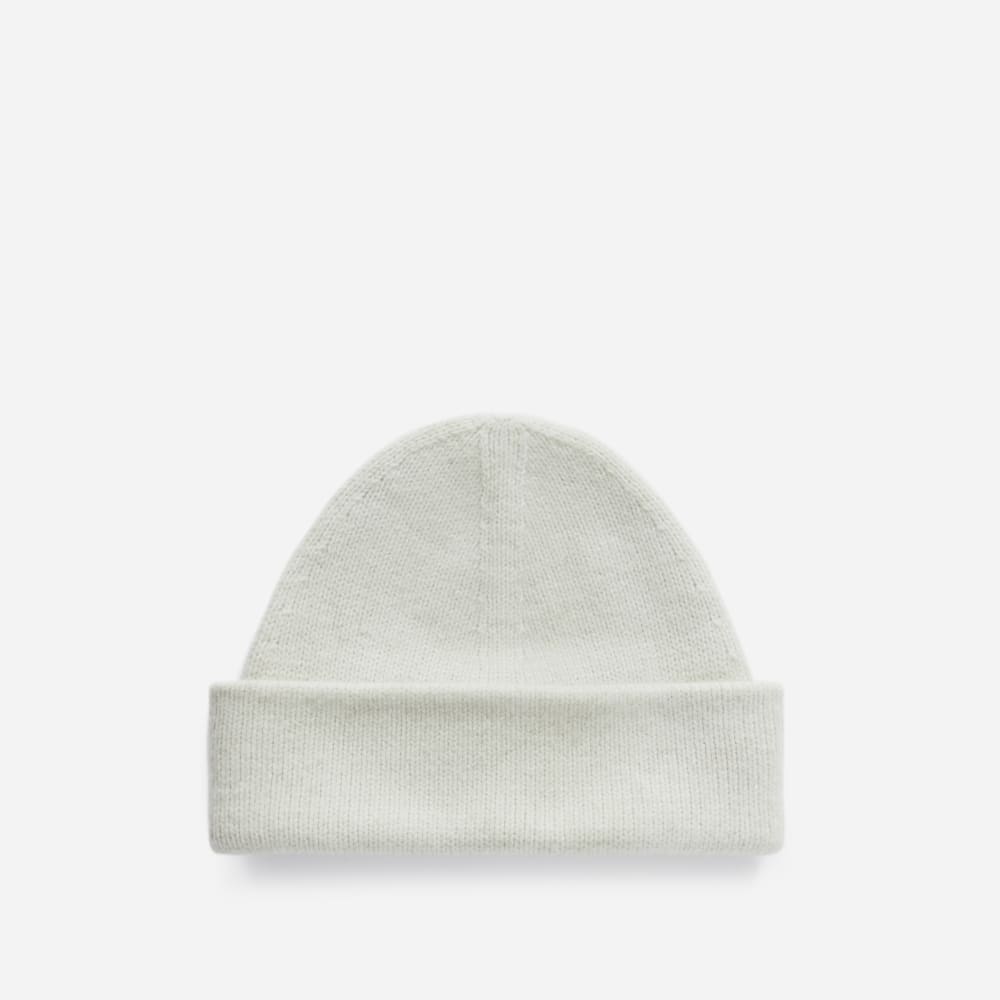 NWT Everlane Unisex The Felted Merino Beanie Hat Heathered Oat One Size The Felted Merino Beanie | Heathered Oat – Everlane main image 3