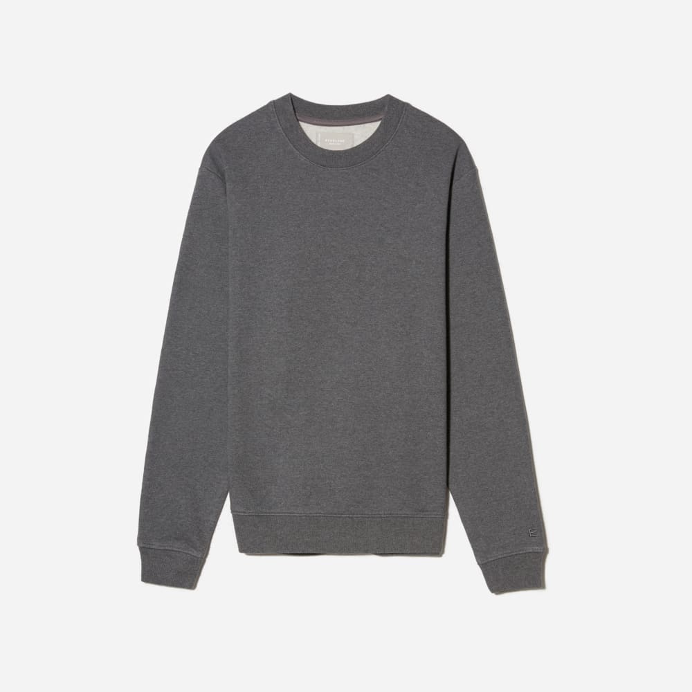 The Track Crewneck Sweatshirt | Dark Heather Grey – Everlane