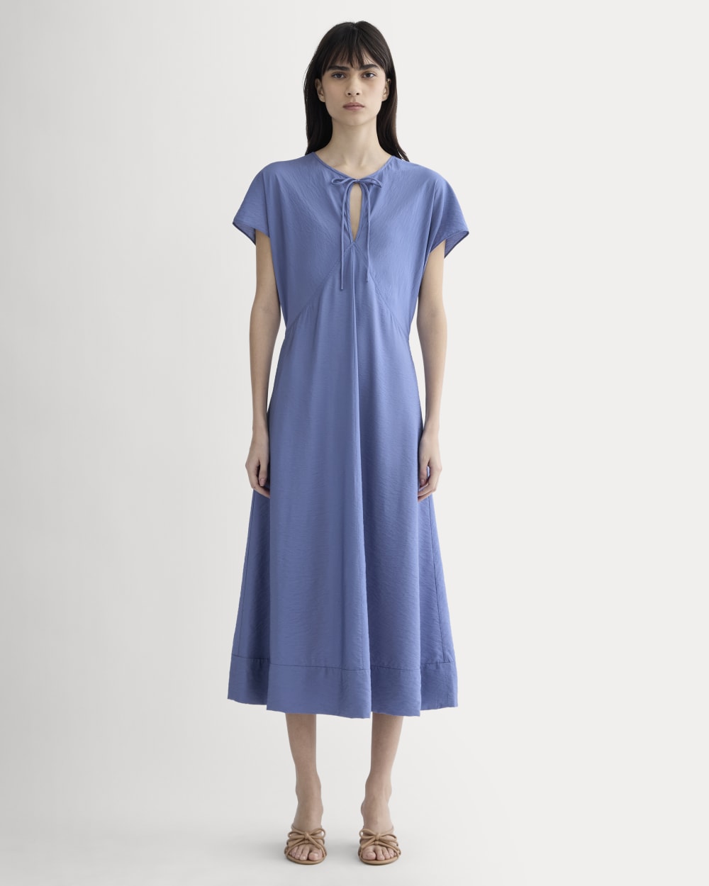 womens-keyhole-dress-blue-dusk | primary