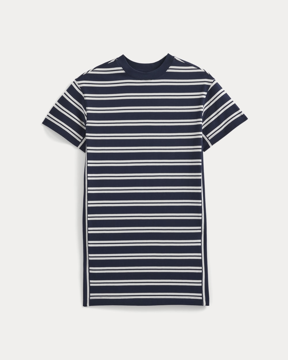 womens-weekend-tee-mini-dress-true-navy-canvas-tan | alt