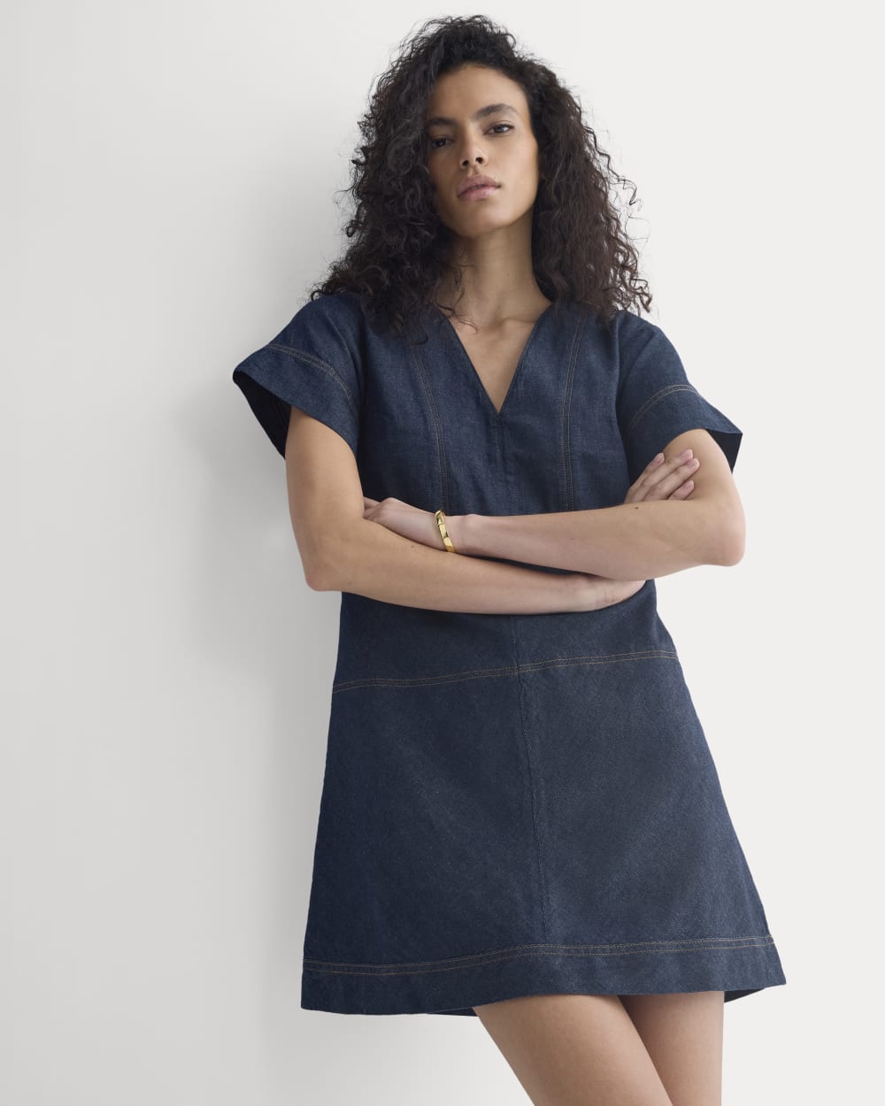 womens-denim-short-sleeve-dress-dark-indigo-rinse