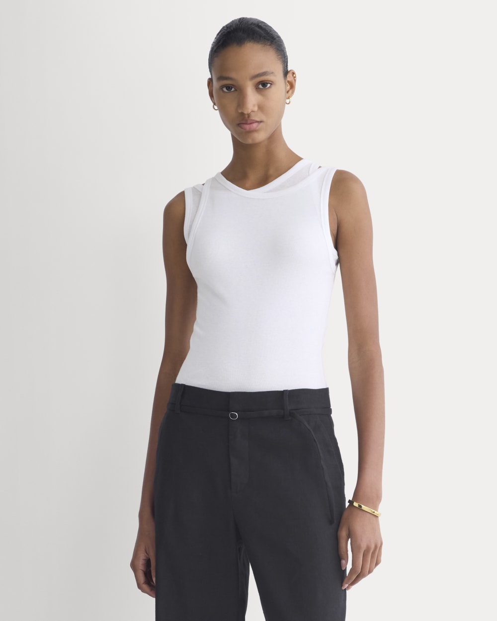 womens-tissue-layered-tank-heathered-white | primary