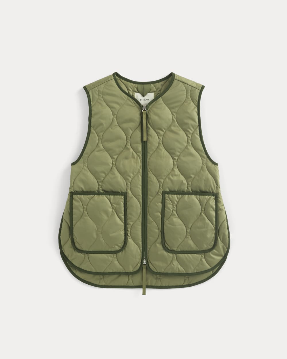 womens-renew-quilted-vest-lichen-green | alt