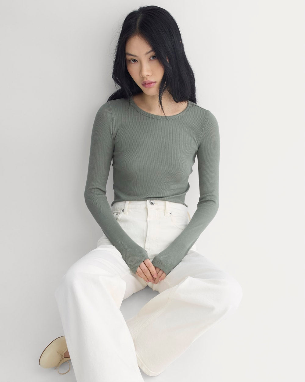 womens-supima-rib-long-sleeve-crew-agave-green