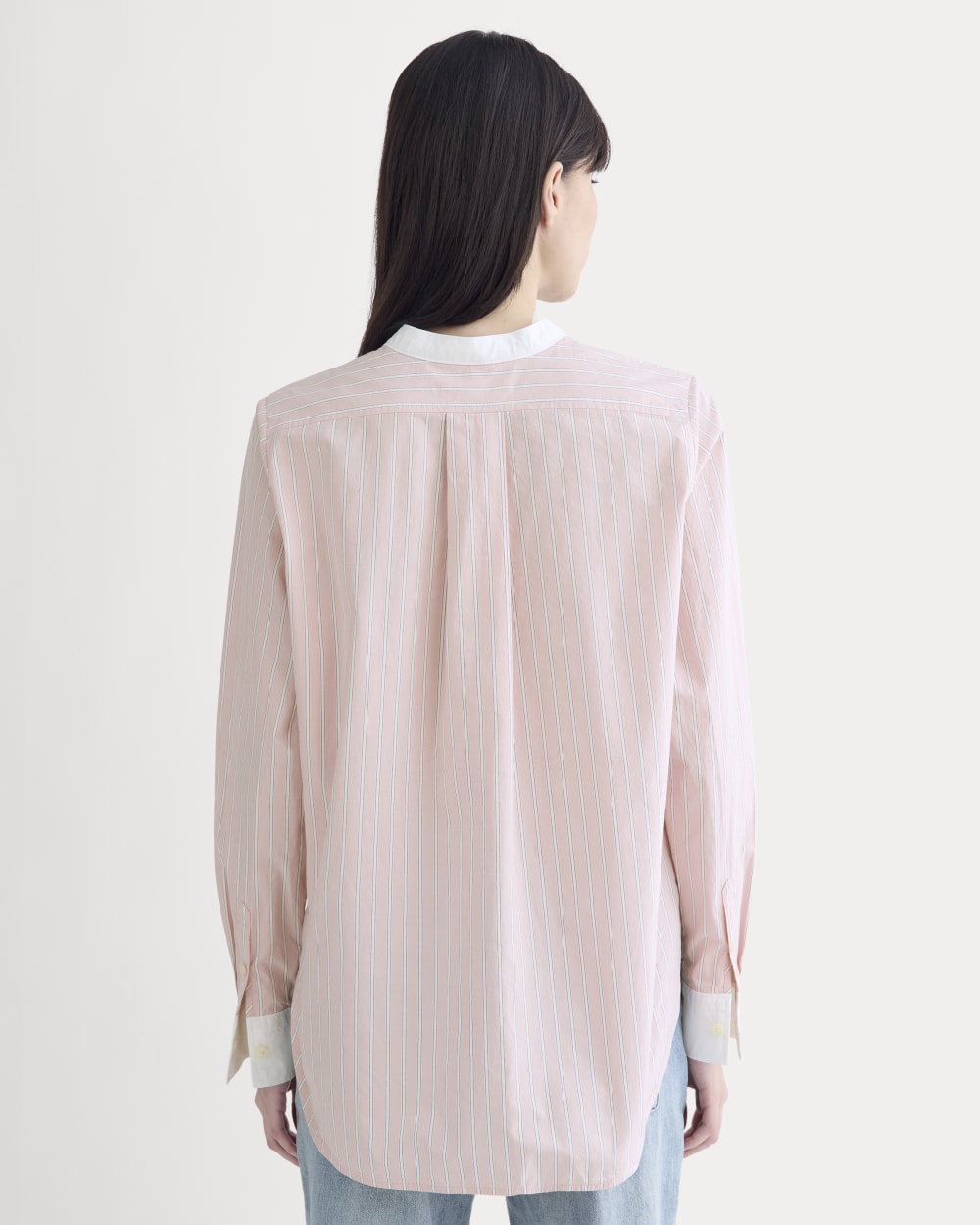 womens-oversized-shirt-cotton-pink-white-stripe
