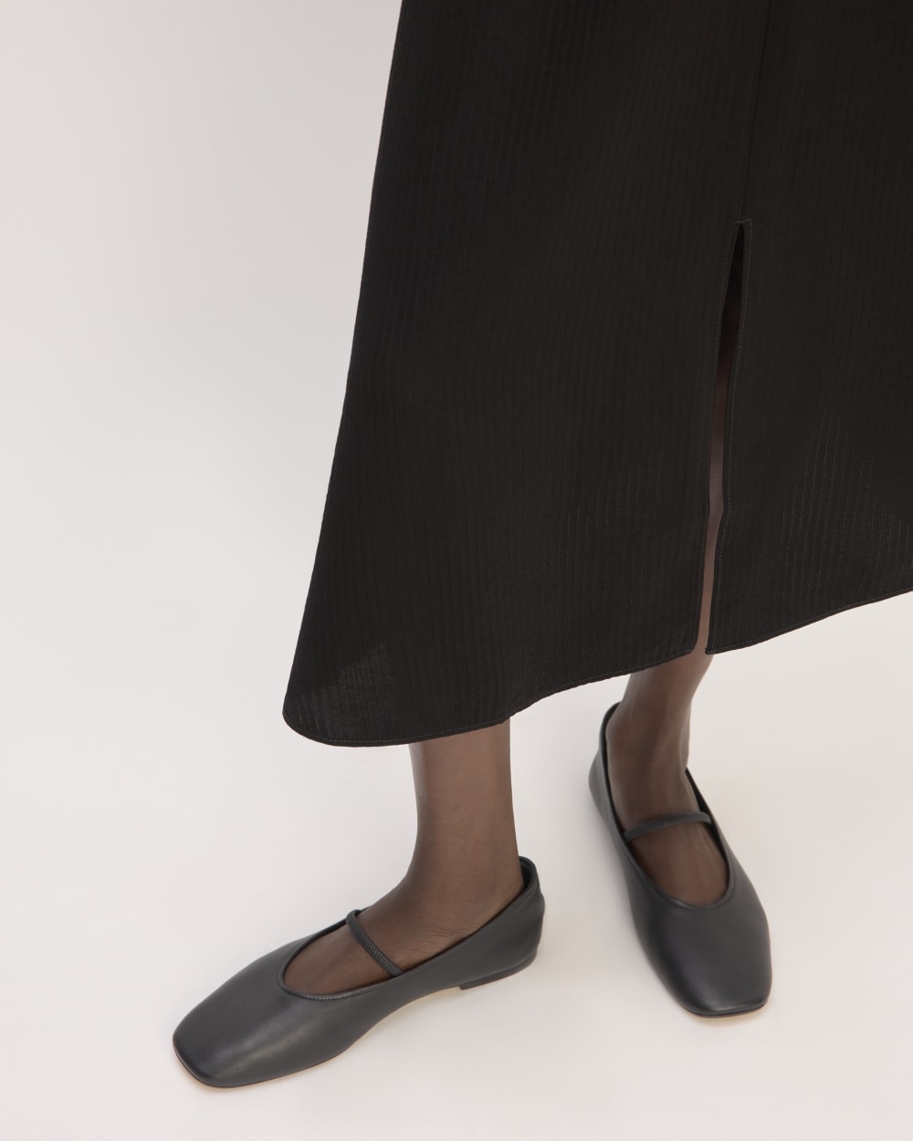 womens-mini-jacquard-stripe-slip-skirt-black