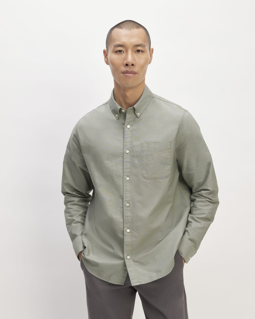 The Classic Oxford Shirt | Sage Green | Standard Everlane The Classic Oxford Shirt | Sage Green | Standard Everlane