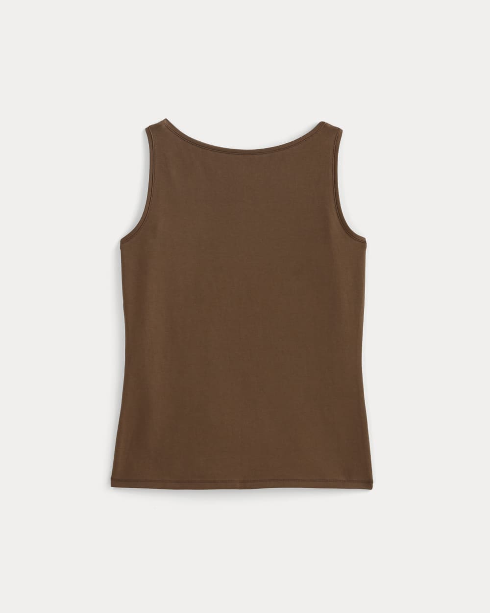 womens-supima-form-boatneck-tank-cocoa | alt