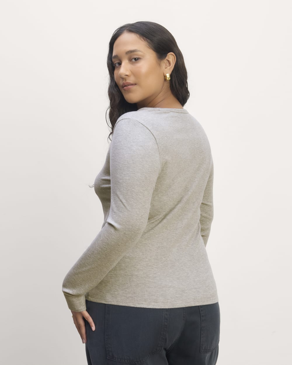 womens-tencel-rib-long-sleeve-shimmy-tee-heathered-grey