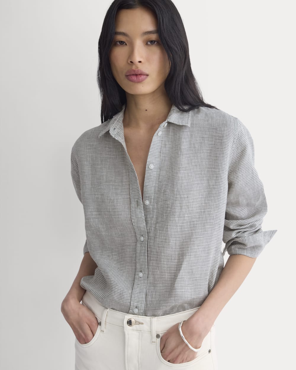 womens-relaxed-linen-shirt-agave-green | primary